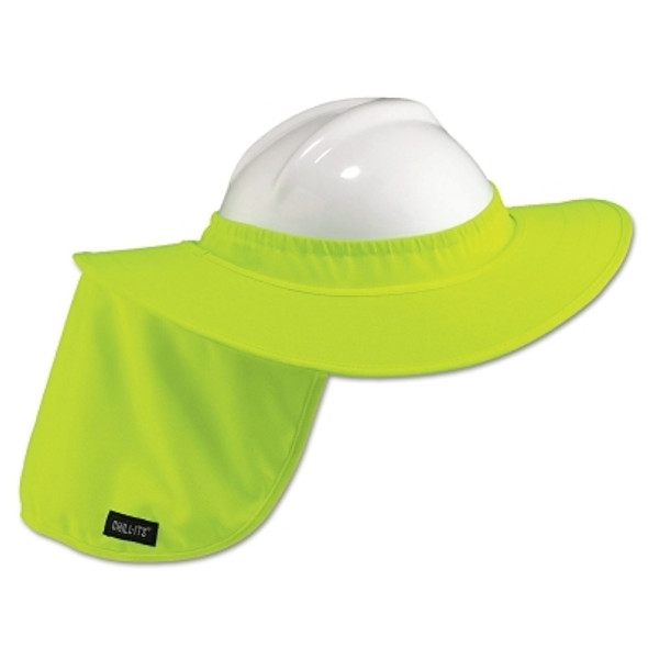 Chill-Its Hard Hat Brim with Shade, Lime Green (6 EA / CA)
