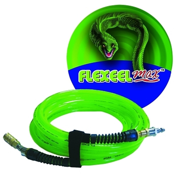 FLEXEEL Max Reinforced Air Hoses, 9/16 in O.D., 3/8 in I.D., 100 ft, Automotive (1 EA)