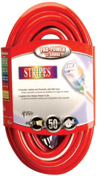 Stripes Extension Cord, 50 ft (1 EA)