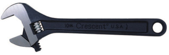 Apex Tool Group Black Phosphate Adjustable Wrenches, 10 in Long, 1 5/16 in Opening, Black (1 EA/EA)