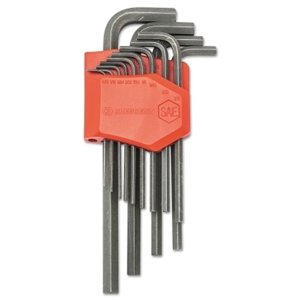 13 Piece Long Arm SAE Hex Key Sets, Hex Tip, Inch (1 ST / ST)