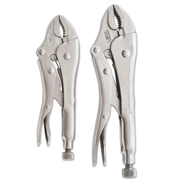 Locking Pliers Set, 7" & 10" Curved Jaw Locking Pliers (1 ST / ST)