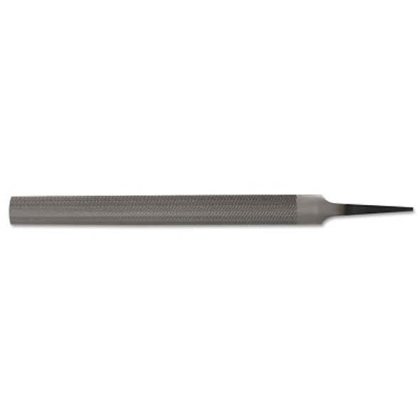 Half Round Bastard Files, 8 in, Tapered Handle (1 EA)