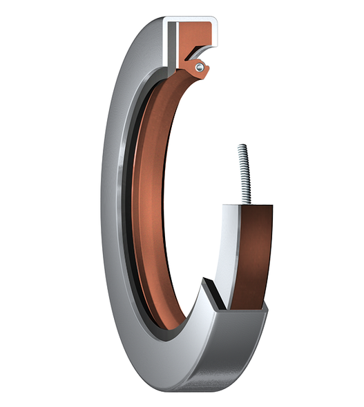 CR Seals 1160X1220X28 HDSA2 VD Double Lip Oil Seal - Solid, 1160 mm Shaft, 1220 mm OD, 28 mm Width, HDSA2 Design, Fluoro Rubber (FKM) & Carboxylated Nitrile Rubber (XNBR) Lip Material