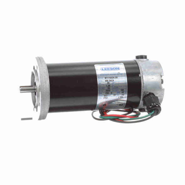 Leeson 0.06 kW Metric Motor, 3000 RPM, 180 V, 56D Frame, IP54 - M1110024.00