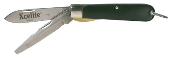 Electrician's Knives, Knife & Screwdriver Tip, Steel Blade (1 EA)
