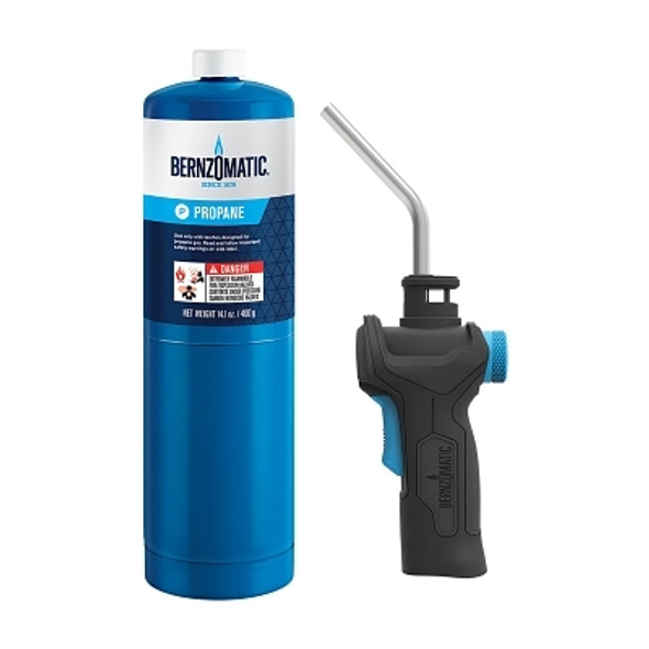 BernzOmatic Multi-Use Torch Kit, 14.1 oz Propane Cylinder, TS3500 Torch (3 EA / CA)