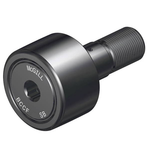 McGill CAMROL® Crowned  Cam Follower - Stud Mount Roller - Hex Hole - Sealed - BCCF 5/8 SB