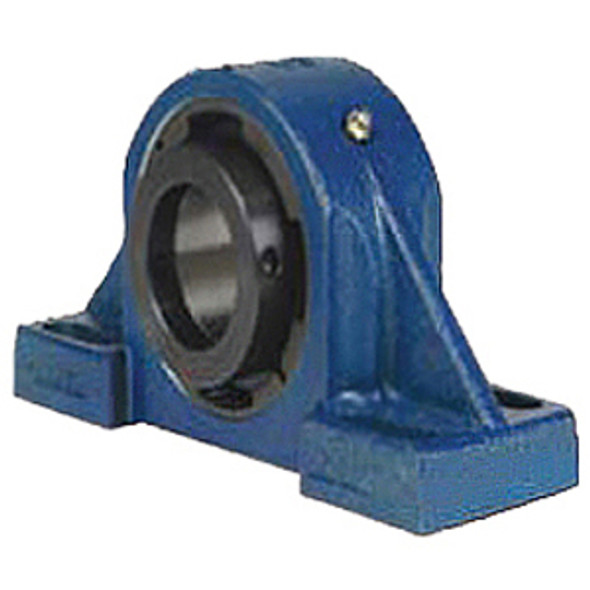 Timken QAPR15A212SEB - 4 Bolt Pillow Block; 2-3/4" Bore; 3-1/8" Base to Center Height; Concentric Collar Mount; Spherical Roller Bearing; 8" Minimum Bolt Spacing; 9.6" Bolt Spacing Maximum; Relubricatable; Cast Steel; Double Lip Nitrile Rubber; Expa