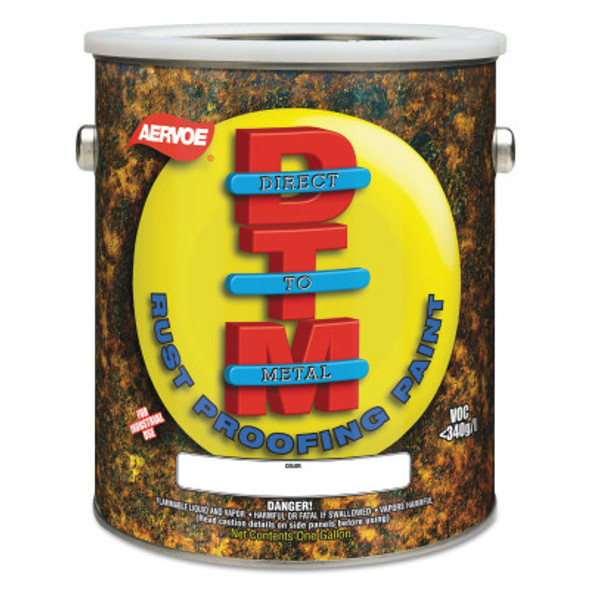 Aervoe Industries Any-Way RustProof Enamels, 1 Gallon Can, Safety Green, High-Gloss (2 CA/EA)