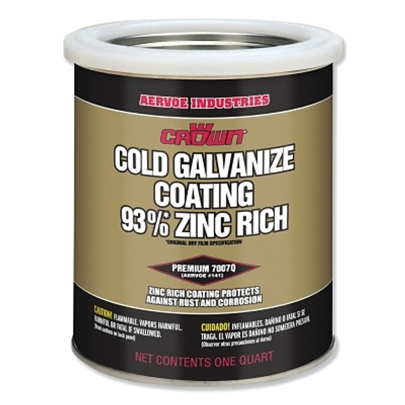 Crown Cold Galvanizing Compound, 1 Quart Can (4 CN / CA)