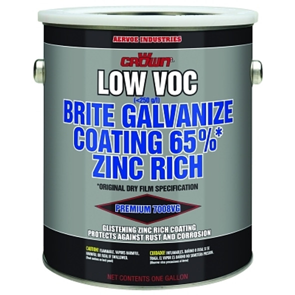 Crown Low VOC Brite Galvanize Coating, 1 Gallon Can (1 GA / GA)