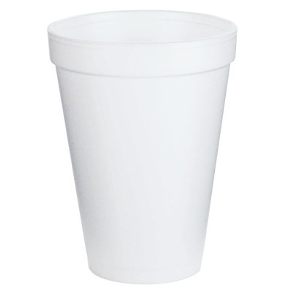 Foam Cups, 12 oz, White (1 CA / CA)