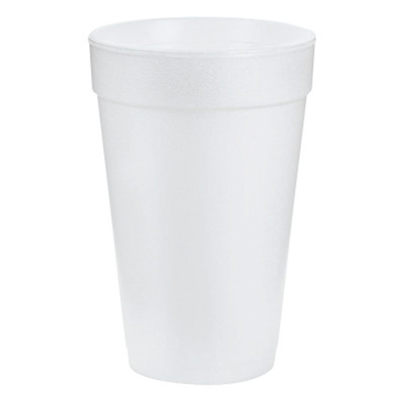 Foam Cups, 16 oz, White (1 CA / CA)
