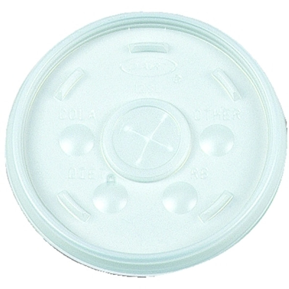 Dart Container Corp. Straw-Slotted Lids, Use With 16J16, Translucent, 1,000 per case (1 CA / CA)