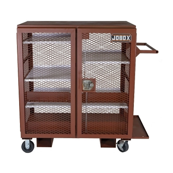 Crescent JOBOX Mesh Cabinets, 48 in x 33 in x 55 in, 2 Door, 1400 lb Cap., Brown (1 EA / EA)