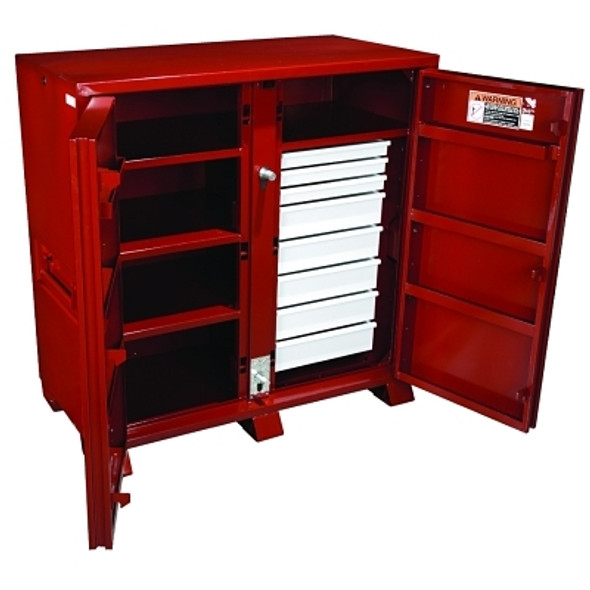 Crescent JOBOX Industrial Cabinets, 60 1/8W x 30 1/4D x 60 3/4H, 2 Doors, 8 Drawers (1 EA / EA)