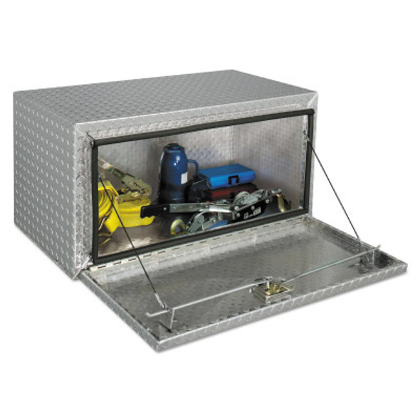 Apex Tool Group Underbed Truck Boxes, 24 in W x 18 in D x 18 in H, Aluminum, Silver (1 EA/EA)