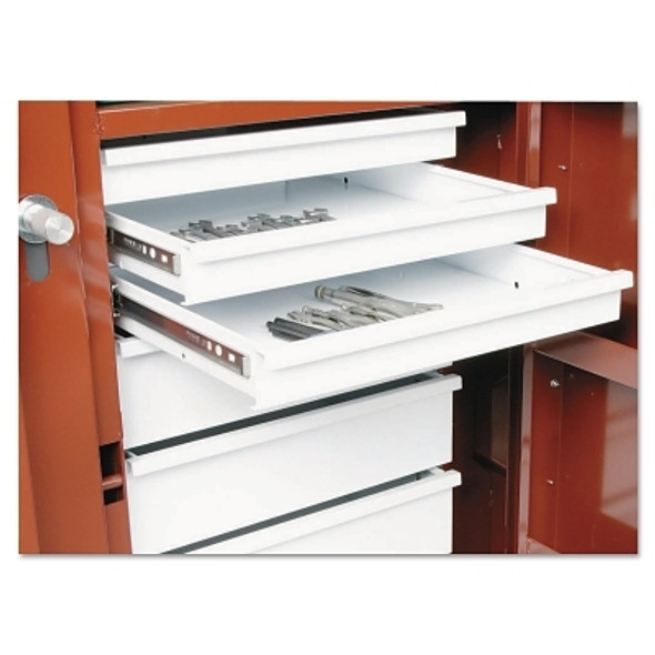 Crescent JOBOX Replacement Drawer for Rolling Work Bench, 1 Drawer, 5 1/2 in D, Steel, White (1 EA / EA)