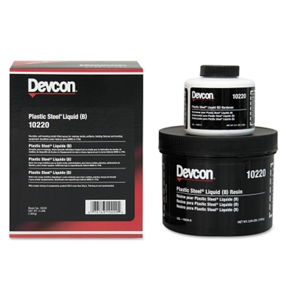 Devcon Plastic Steel Liquid (B), 4 lb, Dark Grey (1 EA / EA)