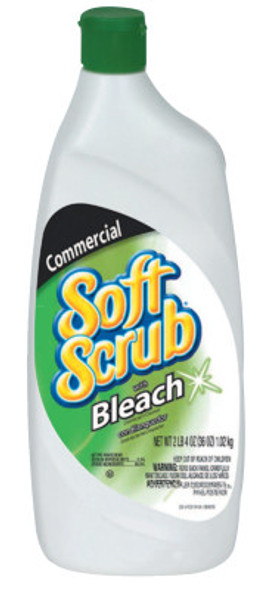 Soft Scrub Liquid Cleanser w/Bleach Disinfectant, 24 oz Bottle (9 EA / CA)