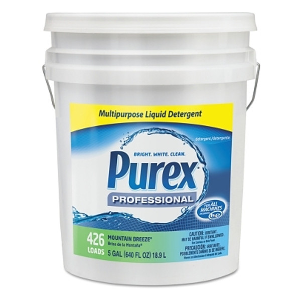 Purex Concentrate Liquid Laundry Detergent, Mountain Breeze, 5 gal. Pail (1 EA / EA)