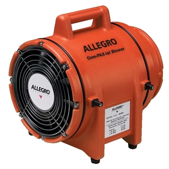 Allegro Plastic Com-Pax-Ial Blowers, 1/4 hp, 12 VDC, 15 ft. Cord w/Alligator Clips (1 EA / EA)