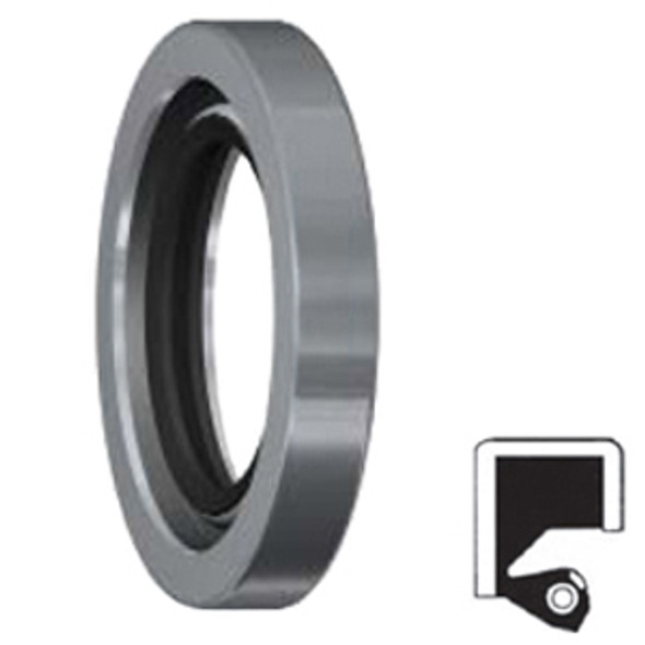 CR Seals 220X260X22 HDS2 D Single Lip Oil Seal - Solid, 220 mm Shaft, 260 mm OD, 22 mm Width, HDS2 Design, Carboxylated Nitrile Rubber (XNBR) Lip Material