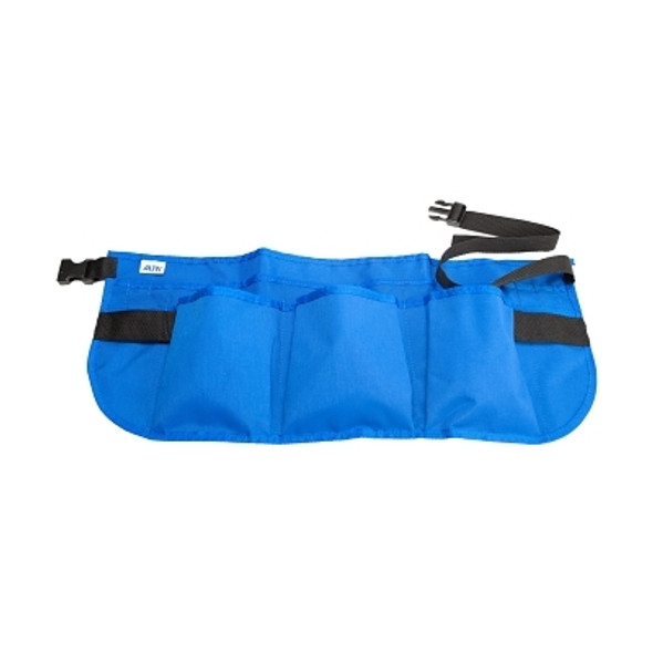 14-Pocket Waist Aprons, 24 in x 10 in, Nylon, Blue (1 EA)