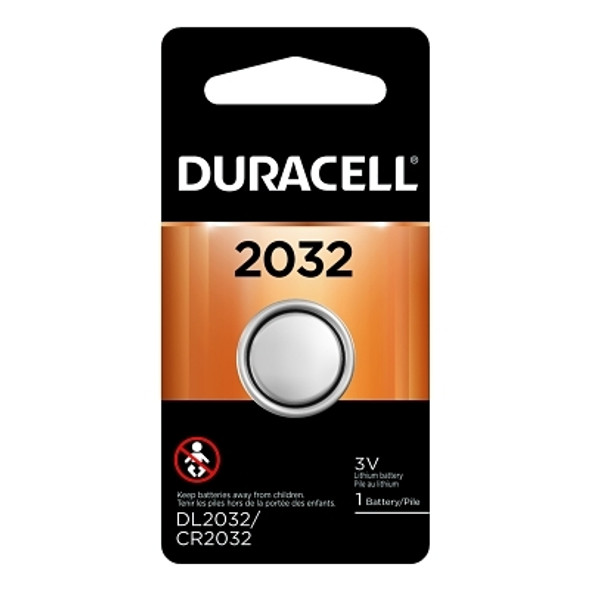 Duracell Lithium Battery, Coin Cell, 3V, 2032, 1 EA/PK (6 PK / CT)