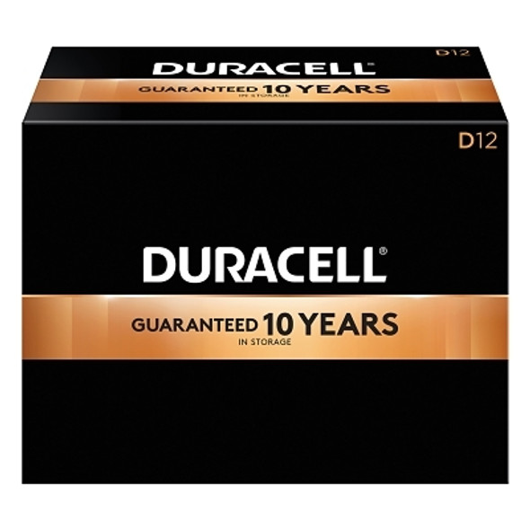 Duracell CopperTop Alkaline Battery, 1.5V, D, 12/BX (12 EA / CT)