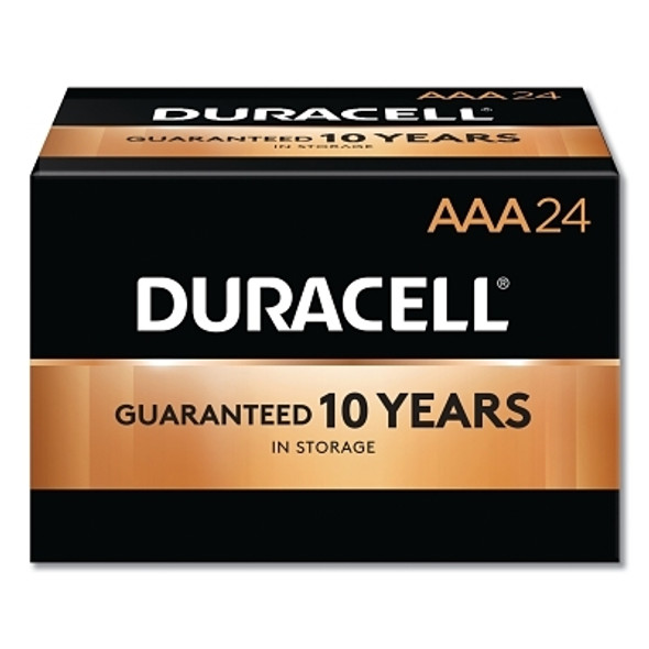 Duracell CopperTop Alkaline Battery, 1.5V, AAA, 24/PK (24 EA / PK)