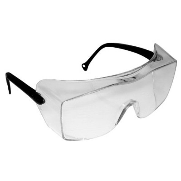 3M OX Protective Eyewear, Clear Lens, Polycarbonate, Anti-Fog, Black Frame, Plastic (20 EA/EA)