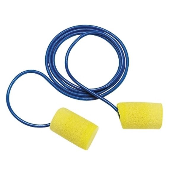 E-A-R Classic Foam Earplugs, PVC, Yellow, Corded (200 PR / BX)