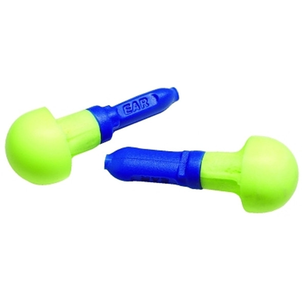 E-A-R Push-Ins Foam Earplug, Polyurethane, Blue/Yellow ,Uncorded (200 PR / BX)