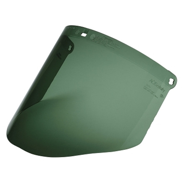 WP96B Medium Green Polycarbonate Faceshield Windows (10 EA / BOX)