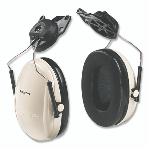 PELTOR Optime 95 Earmuff, 21 dB NRR, White/Black, Cap Attached (1 EA)