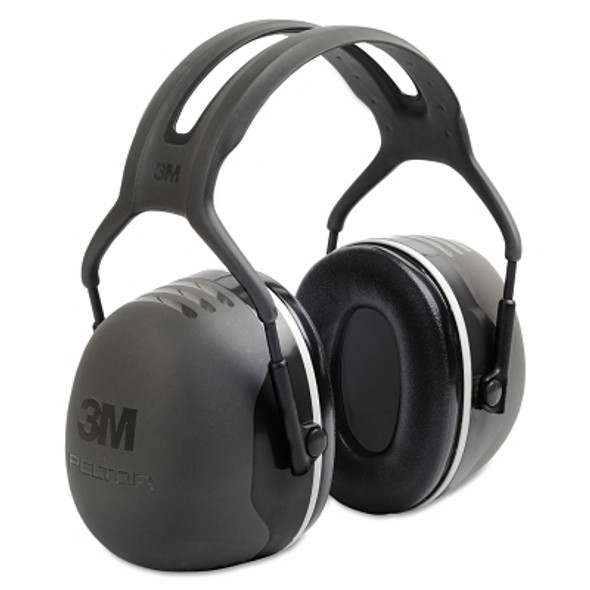 PELTOR X Series Earmuff, 31 dB NRR, Black, Over the Head (1 EA)