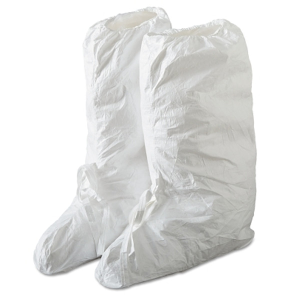 Tyvek IsoClean Boot Covers with PVC Soles, Large, White (100 EA / CA)