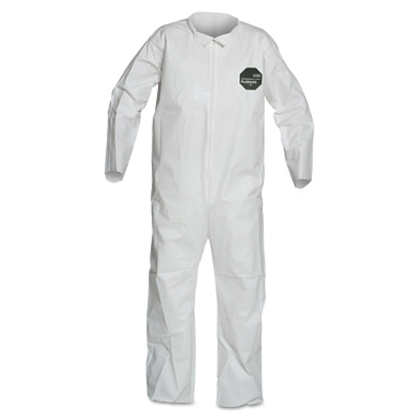 ProShield 50 Collared Coveralls with Open Wrists/Ankles, White, 2X-Large (25 EA / CA)