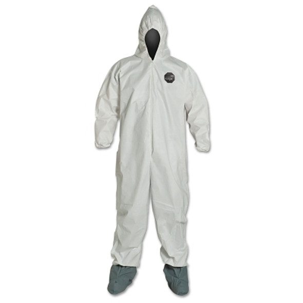 ProShield NexGen Coveralls with Attached Hood and Boots, White, 3X-Large (25 EA / CA)