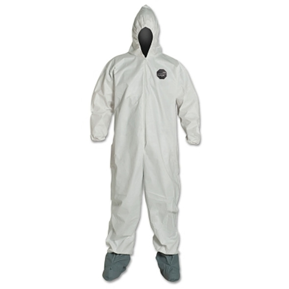 ProShield NexGen Coveralls with Attached Hood and Boots, White, Medium (25 EA / CA)