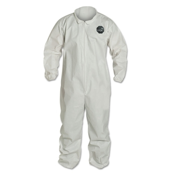 ProShield NexGen Coveralls with Elastic Wrists and Ankles, White, Large (25 EA / CA)