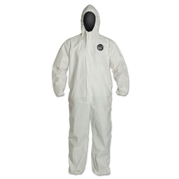 ProShield NexGen Coveralls with Attached Hood, White, Large (25 EA / CA)
