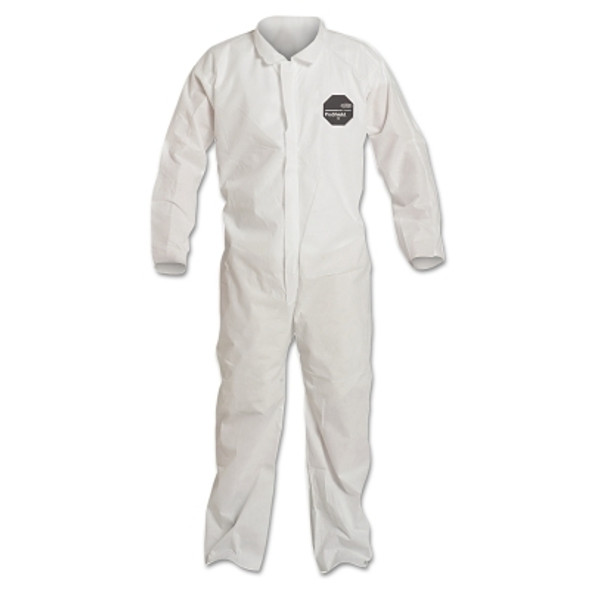 Proshield 10 Coveralls White with Open Wrists and Ankles, White, X-Large (25 EA / CA)