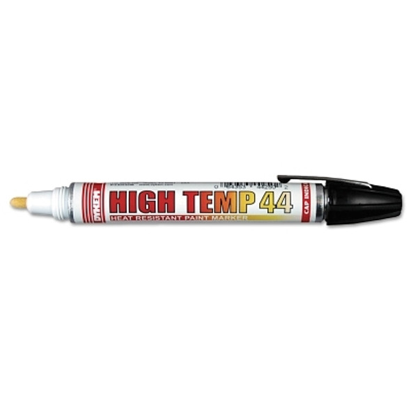 DYKEM High Temp Marker, Black, Medium, Threaded Cap (12 EA / BX)