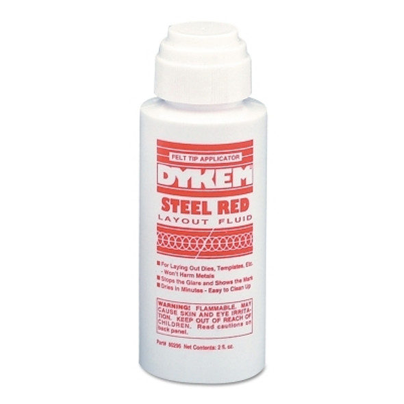 DYKEM Layout Fluids, 2 oz Felt Tip, Red (12 EA / CS)