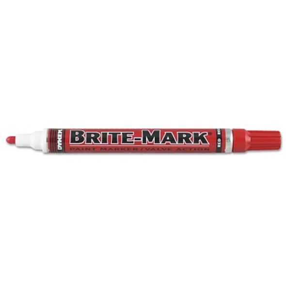 DYKEM BRITE-MARK Medium Paint Marker, Red, Bullet (12 EA / BX)