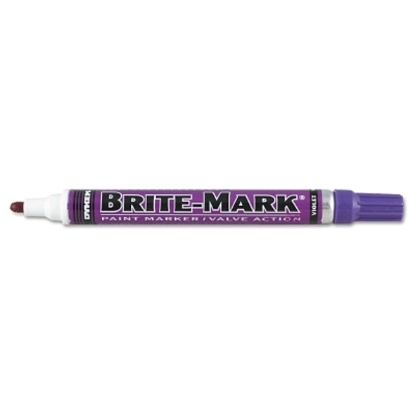 DYKEM BRITE-MARK Medium Paint Marker, Violet, Bullet (12 EA / BOX)