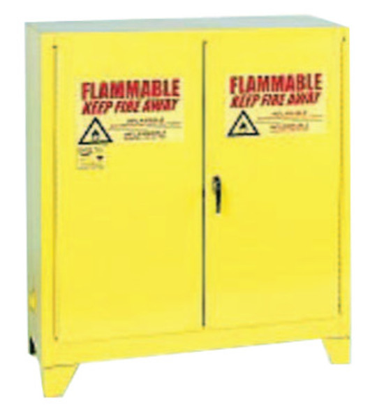 Flammable Liquid Storage Cabinet, Self-Closing, 30 Gallon (1 EA)